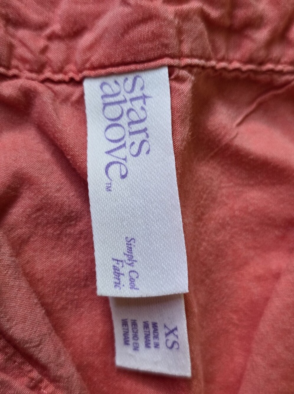 Stars Above Simply Cool Fabric Pajamas Size XS - Picture 14 of 14